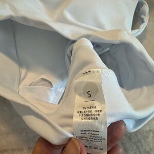 Sleek White Sports Top